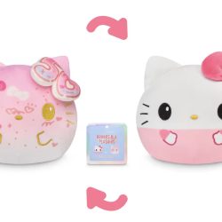 Sanrio® TeeTurtle Hello Kitty® 50th Anniversary 4" Pink Reversible Plushie